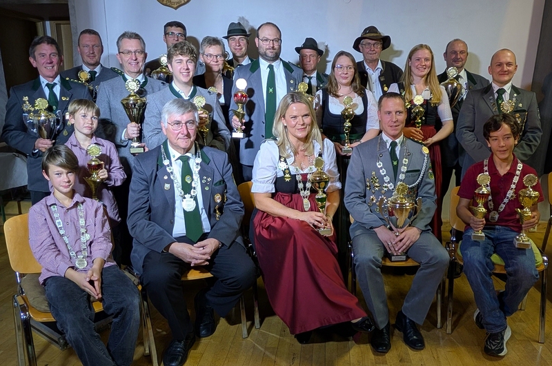 Pokalgewinner und Koenige VGSchießen2025